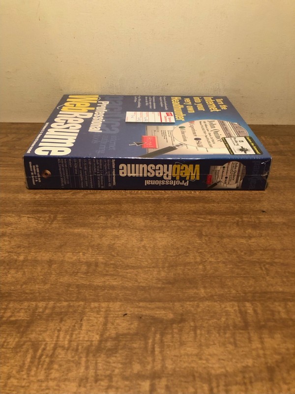 Professional Web Resume CD-ROM Windows 3.1 & 95 New & Sealed gallery