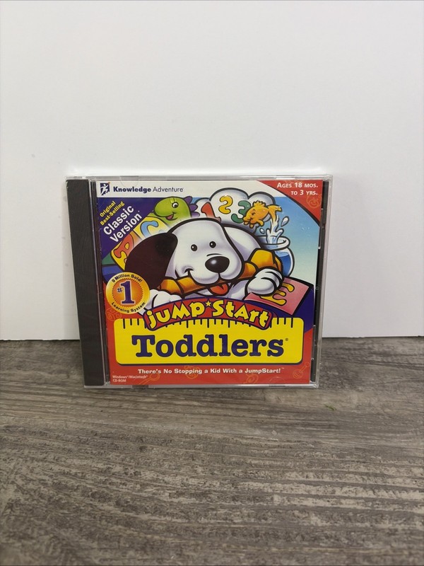 Jump Start Toddlers Classic Version Windows 98/95 Mac Pre-owned 2000 PC