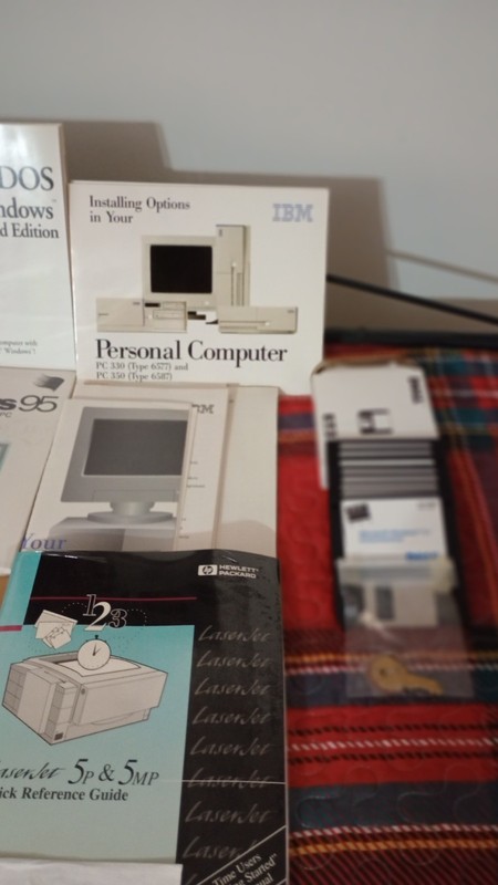 IBM Microsoft Windows MS DOS 95, New, with box, key & CD gallery