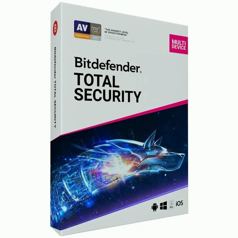 Bitdefender Total Security 3 Years For 1 Windows Device + Free Daily VPN