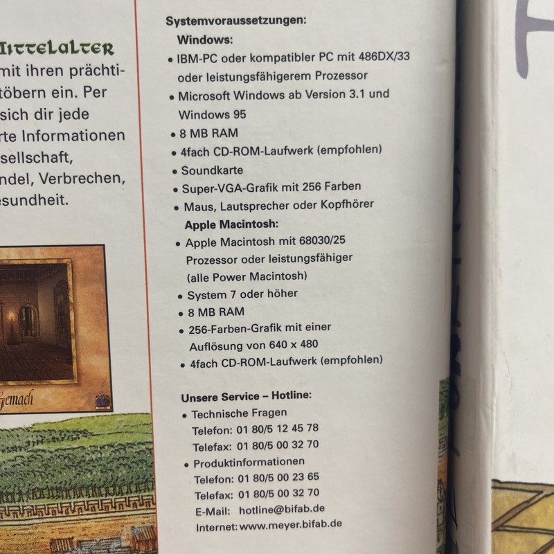 Lot Of 3 German Meyer Multimedia 1997 2 Cd Rom Game Apple /Windows 3.1 95 gallery