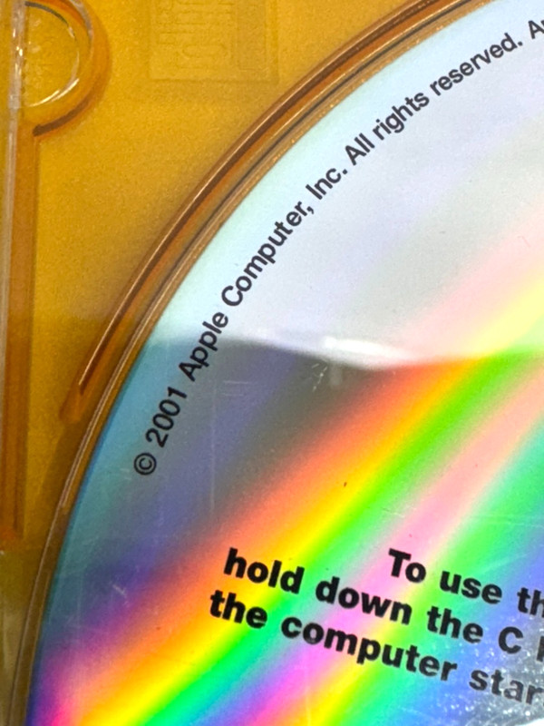 Vintage 2001 Apple iMac Hardware Test Diagnostic Disc CD SW version 1.1 gallery