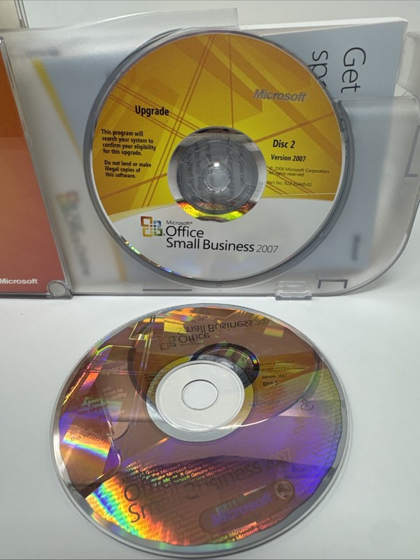 MICROSOFT OFFICE Small Business Edition 2007 UPGRADE w/ Key number gallery