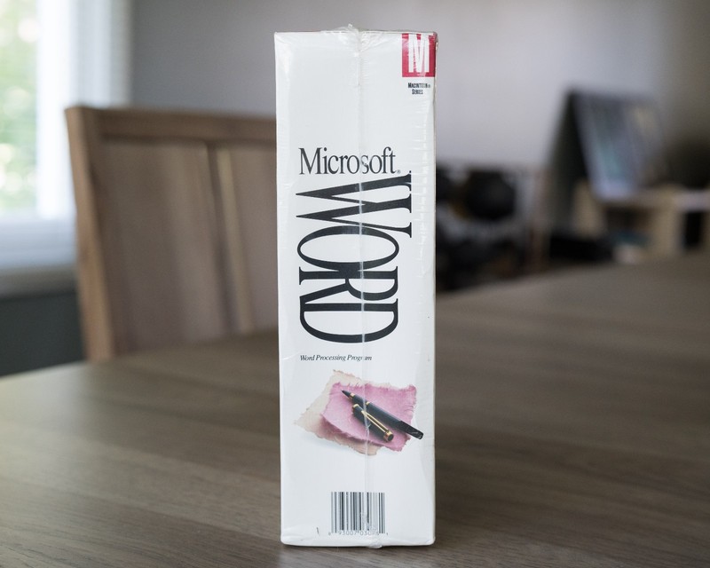 SEALED Microsoft Word for Macintosh - Version 5.0 - Brand New Big Box Software gallery