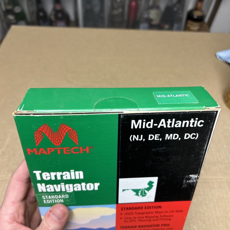 Maptech Mid Atlantic Map Software PC CD-ROM Terrain Navigator Pro NJ DE MD DC gallery