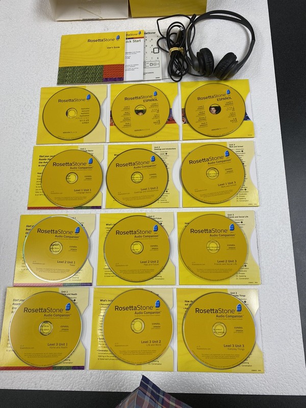 ROSETTA STONE ESPANOL Level 1, 2 & 3 Spanish Interactive Software CD's Ver.3 gallery