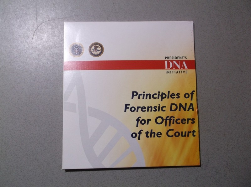 Principles of Forensic DNA For Officers Of the Court CD-Rom NCJ21239 *FREE SHIP*