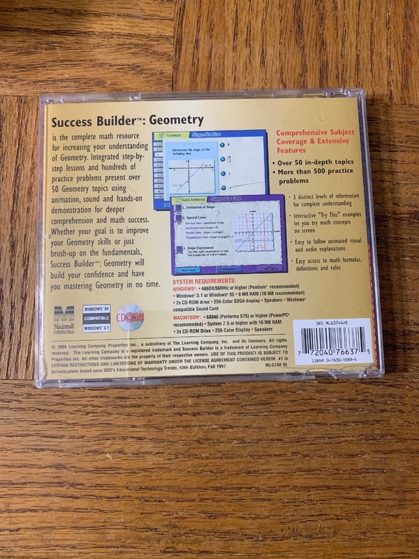 Success Builder Geometry PC Cd gallery