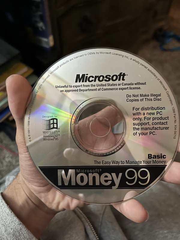 Microsoft Money 99 Financial Suite PC Big Box – Brand New, Sealed, RARE!!!
