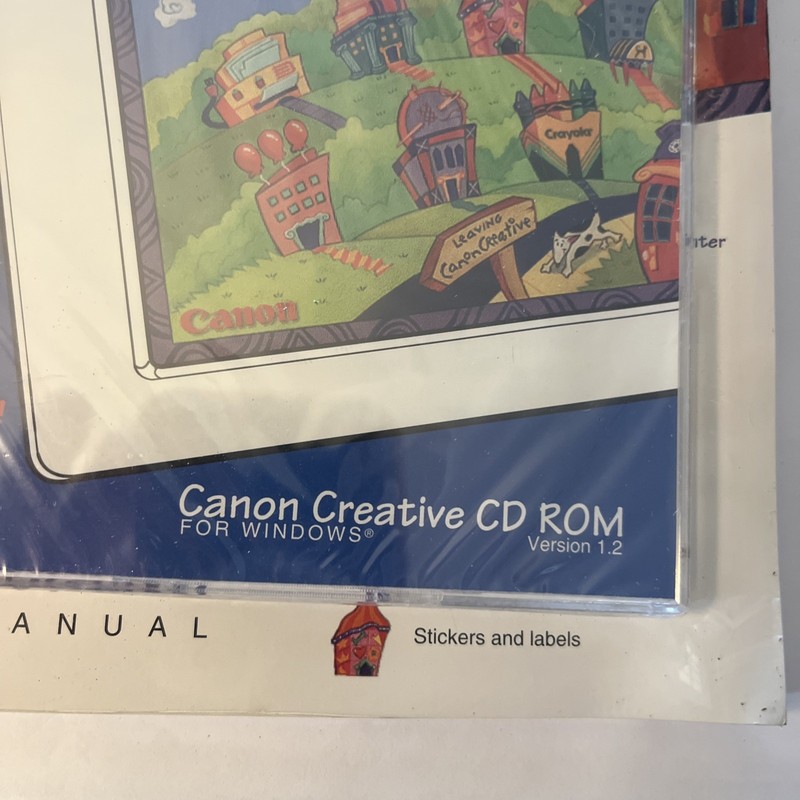 CANON CREATIVE CD ROM - CANON PRINTER STICKERS AND LABELS USER MANUAL & CD ROM gallery
