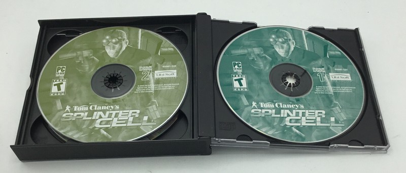 PC Game - Tom Clancy's Splinter Cell PC Case + 3 Discs - Win98 ME XP 2002 gallery