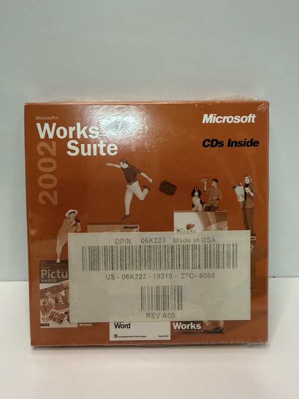 Microsoft Works Suite 2002 – Dell OEM – Factory Sealed – New