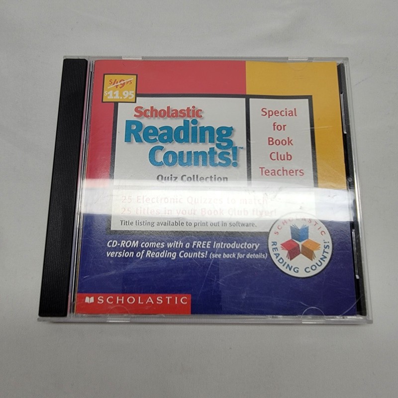 Scholastic Reading Counts! Quiz Collection PC CD-ROM (2000) Windows Mac gallery