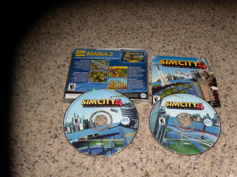 Sim City 4 Deluxe Edition (PC, 2003) Game with key