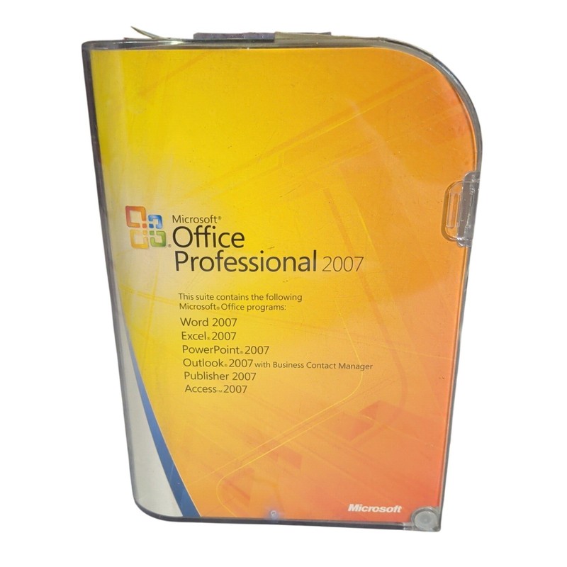 Microsoft Office 2007 Professional Full English Retail Version w/ Product Key
