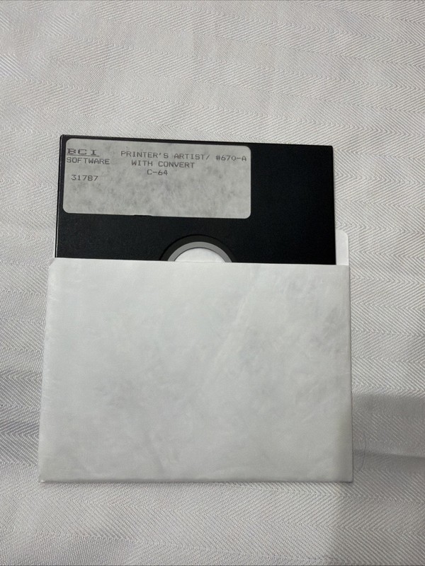 BCI Software Printers Artist/ With Convert C-64