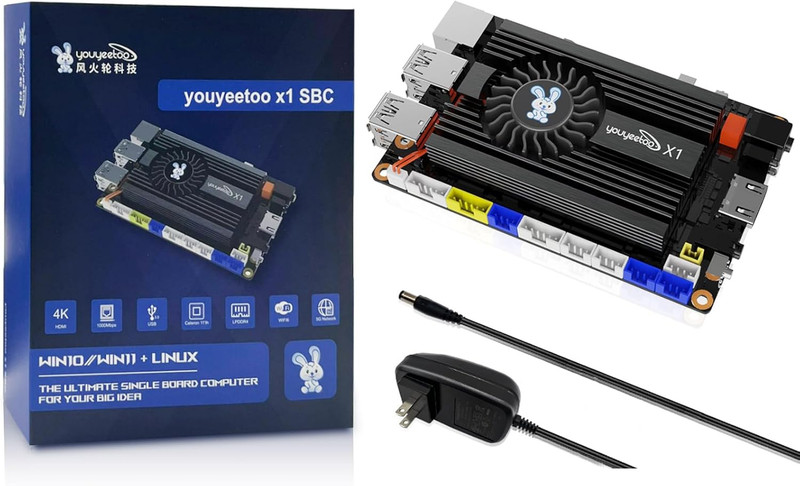 X1 X86 Single Board Computer – a 64Bit Windows 10/11/Linux Mini PC with Celeron