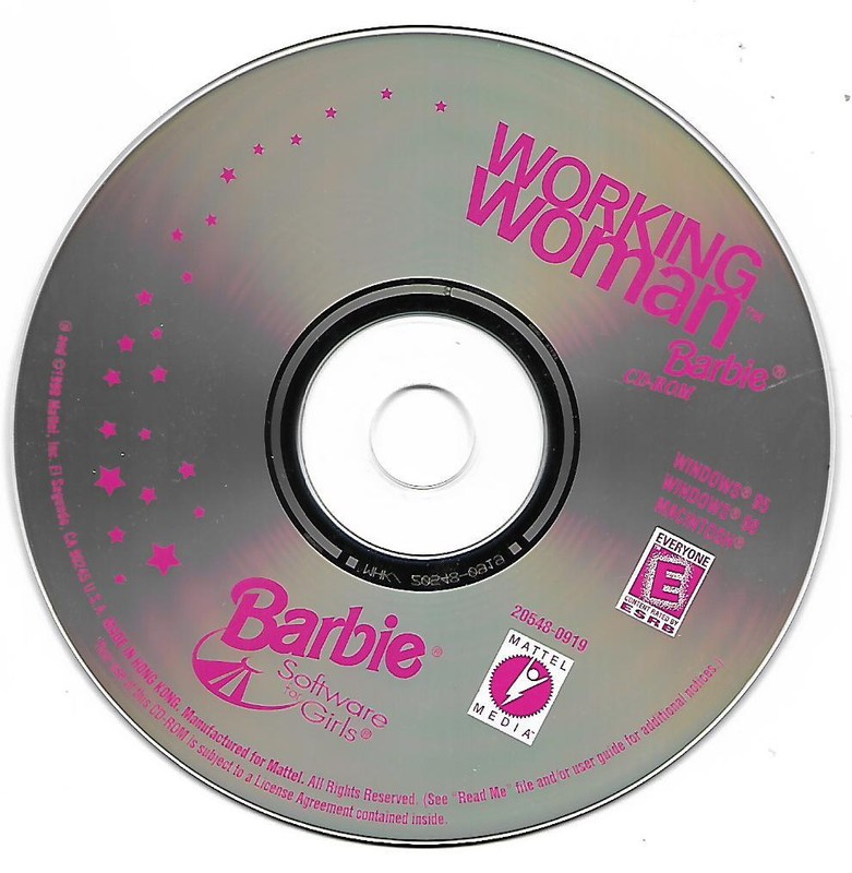 WORKING WOMAN BARBIE CD-ROM software MATTEL MARGO ROBBIE DREAM HOUSE design gallery