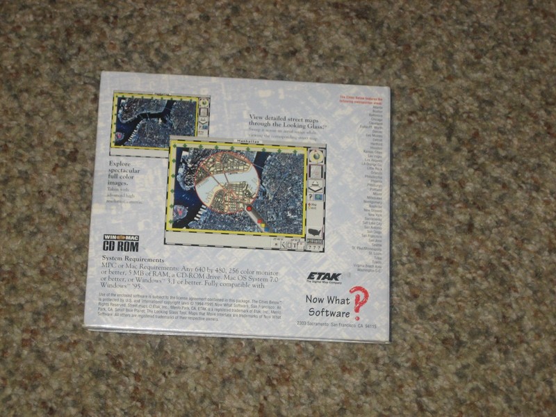 Small Blue Planet The Cities Below Aerial & Street Atlas Of America- CD-ROM gallery