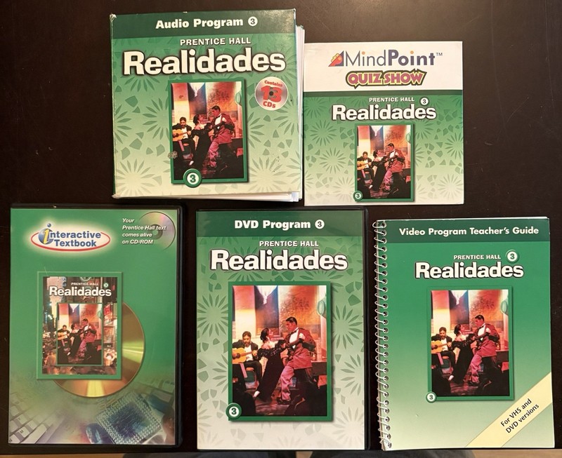 Prentice Hall Realidades Spanish 3 Language Learning DVD & CD-ROM Set