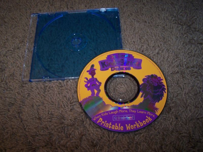 1998 DR SEUSS Kindergarten Deluxe Printable Workbook CD