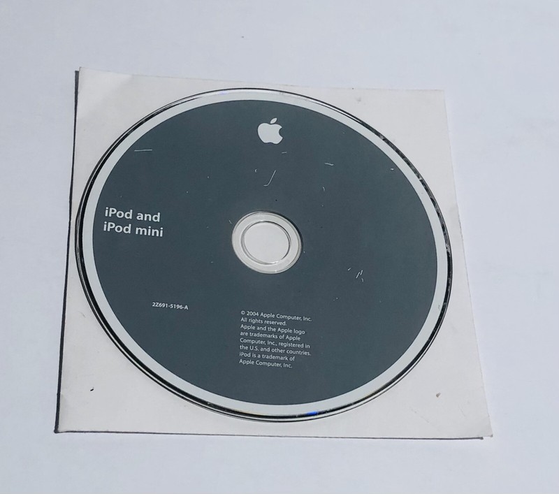 Apple iPod and IPod Mini 2004 Installation CD 2Z691-5196-A