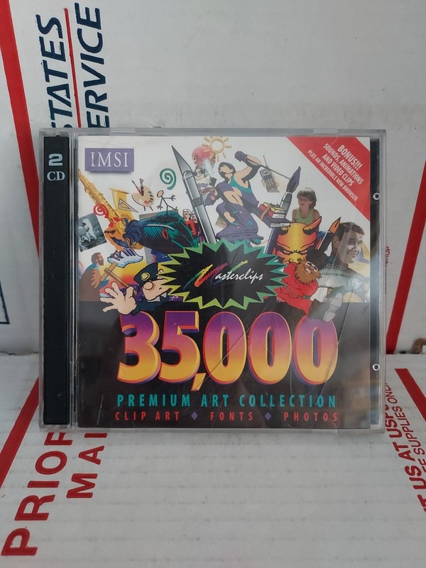 35,000 Premium Art Collection Clip Art Masterclips (PC Windows)CD-ROM – #162h