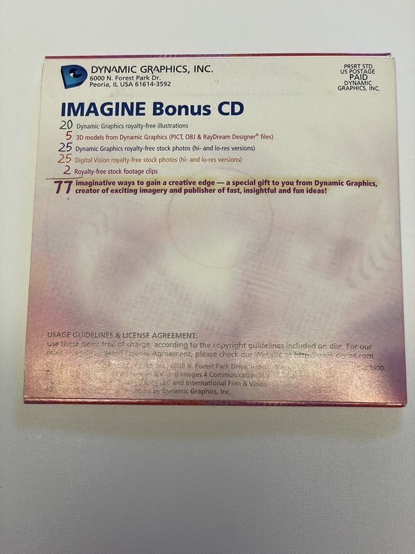 Dynamic Graphics IMAGine bonus CD (Used-Very Good)  gallery
