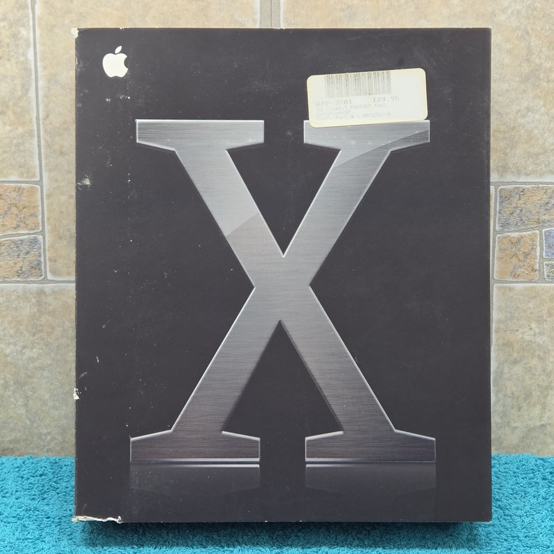 Apple Mac OS X Panther v10.3 Retail Full Install Software M9227LL/A Discs Box gallery