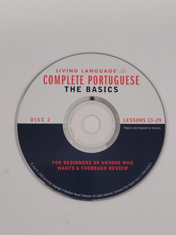 Portuguese Loose Language Audio CD – Disc 2, Lessons 13-29, Living Language