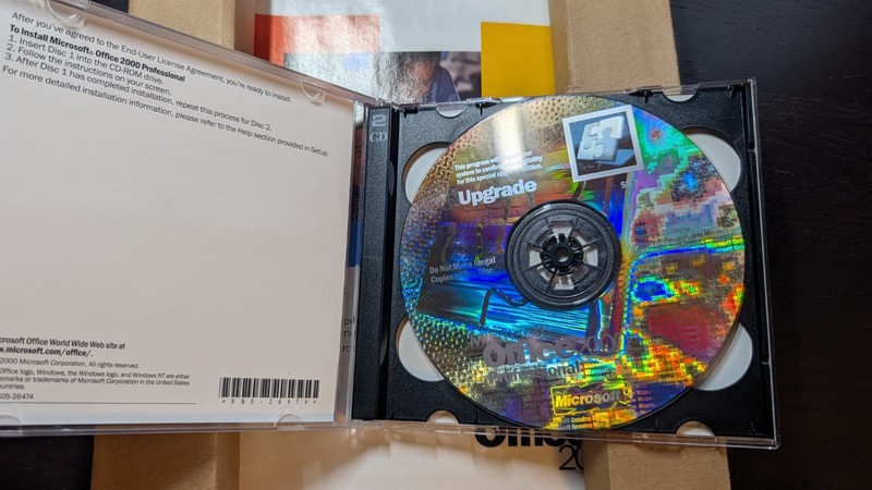 Microsoft Office 2000 Professional - Upgrade gallery