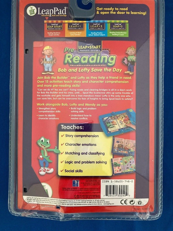 Leap Frog Leap Start, Pre-Reading Thomas The Train Engine Book & Cartridge, New gallery