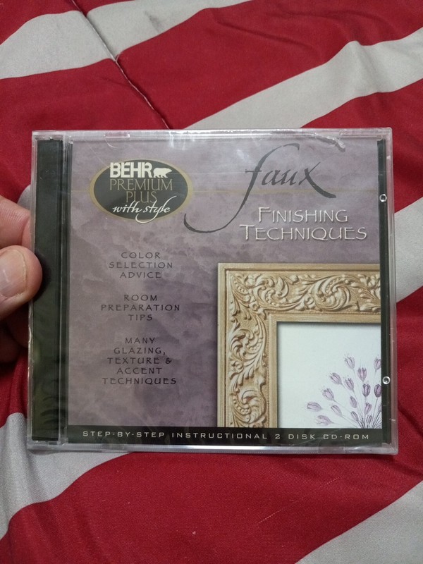 “Behr Faux Finishing Techniques” 2CDs New Sealed Instructional Win/Mac BP-1