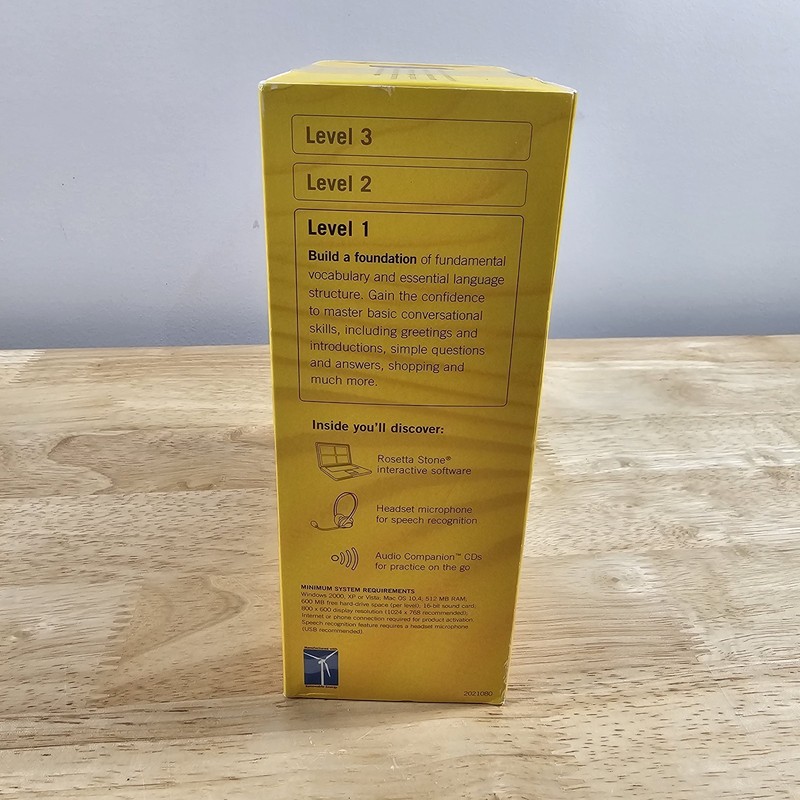 Rosetta Stone Chinese (Mandarin) Level 1 NEW Sealed gallery