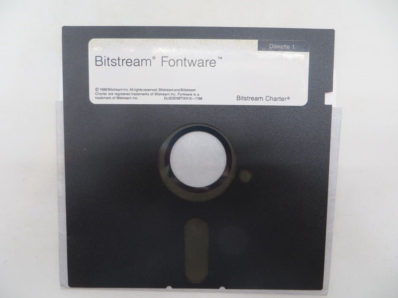 Bitstream Fontware Installation Kit for WordPerfect 5.0 5.25" Floppy Disks 1988 gallery