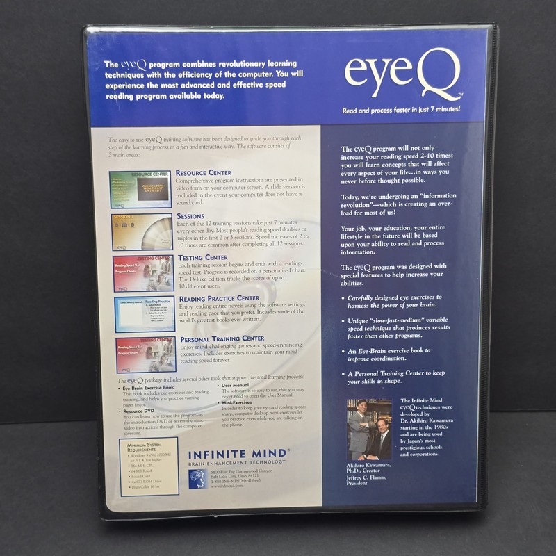 EYEQ Infinite Mind Brain Enhancement Technology Program Kit PC DELUXE EDITION gallery
