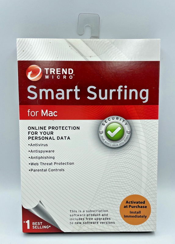 Trend Micro Software Smart Surfing Online Data Protection for Mac