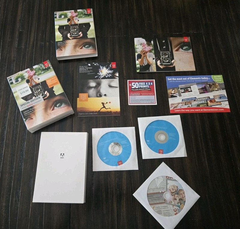 Adobe Photoshop Elements 11 Special Edition Bonus CD Costco w/ Product Key IOB