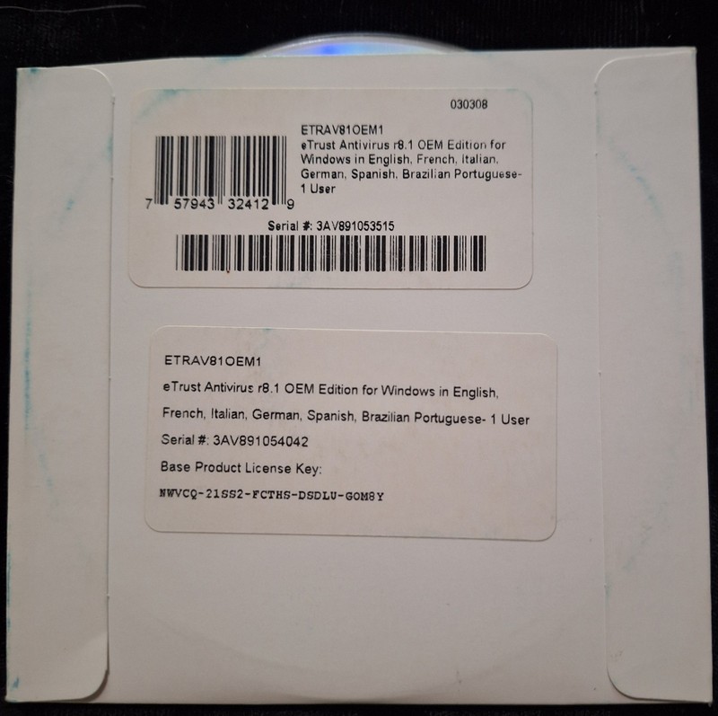 CA eTrust Antivirus r8.1 CD for Desktops, Servers, PDA's and Windows Groupware gallery