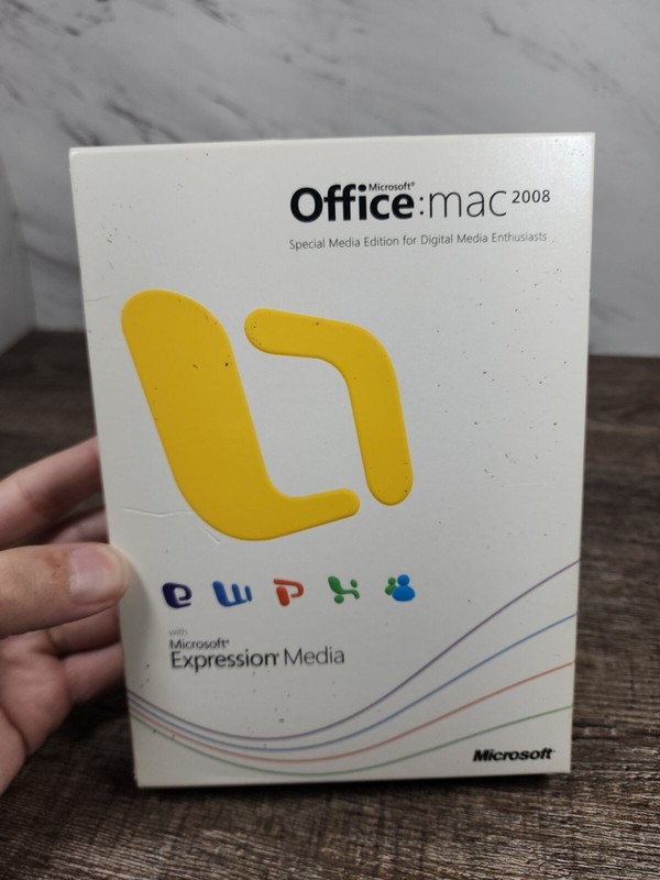 ☆LOOK☆ ~MICROSOFT OFFICE MAC 2008 WITH EXPRESSION MEDIA~ ☆