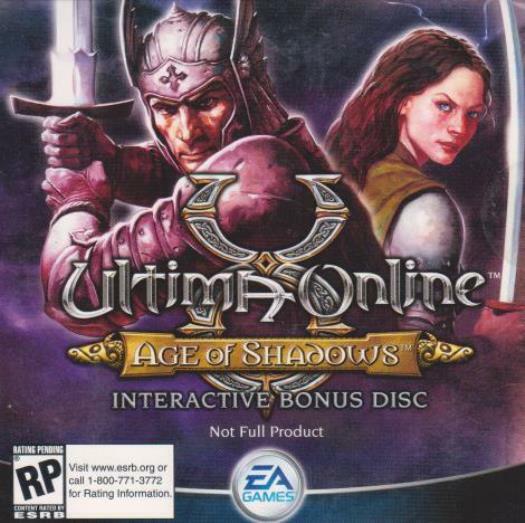 Ultima Online: Age Of Shadows: Interactive Bonus Disc PC CD RPG game! SEALED NEW
