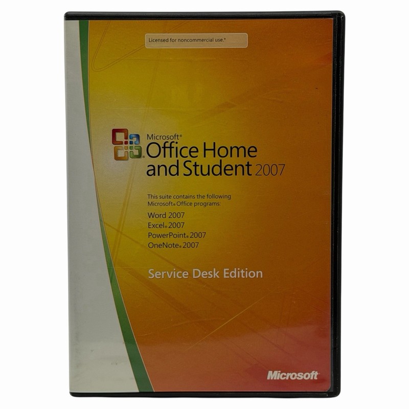 Microsoft Office Home and Student 2007 Service Desk Edition w/ Product Key
