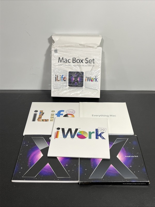 Apple Box Set OS X Leopard, iLife, iWork MB997Z/A 2009 Complete gallery