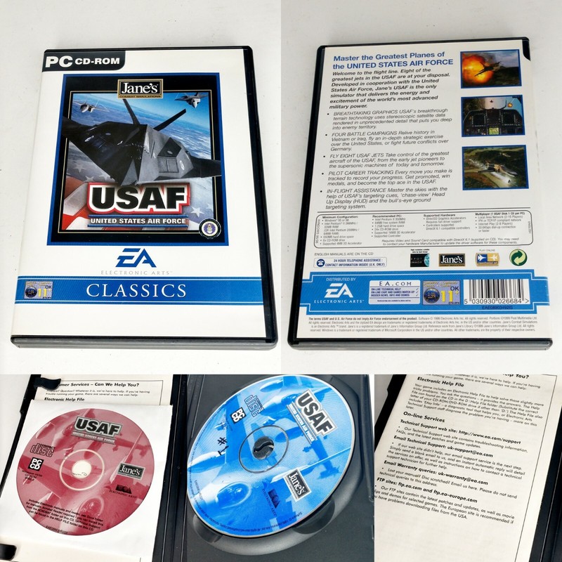 Jane’s Combat Simulations USAF United States Air Force PC CD Game
