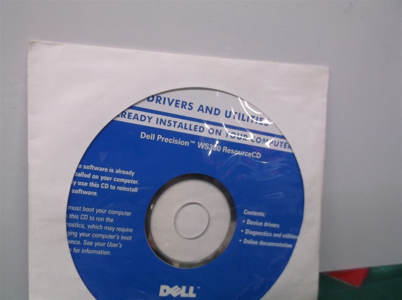 Dell Precision WS380 Resource CD Reinstallation 2005 Drivers Diagnostics NC513 gallery