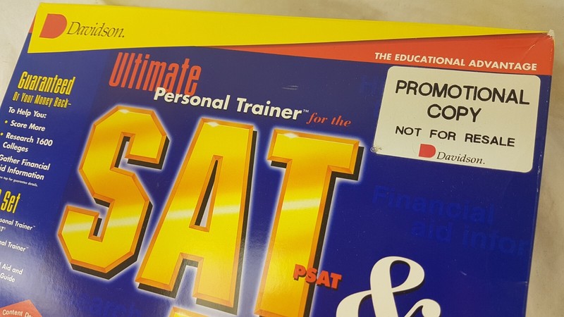 Davidson Personal Trainer SAT & ACT NEW SEALED PC BIG BOX CD-ROM Win95 Win311 gallery