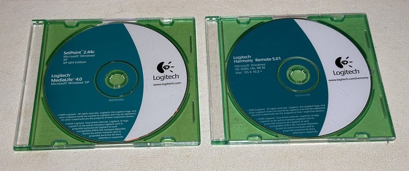 Lot of 16 Logitech Mouse Setpoint Rumblepad 2 QuickCam Software Disks gallery