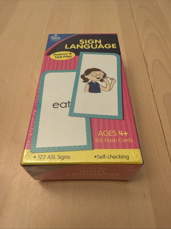 Carson-Dellosa Publishing Carson Dellosa Cd-3927 Flash Cards Sign Language...