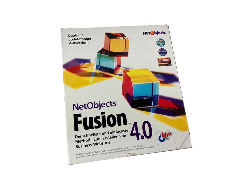 NetObjects Fusion 4.0 Software Business Websites Create Vintage PC CD-ROM