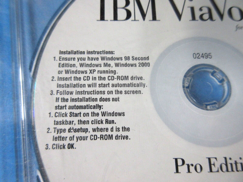 IBM ViaVoice "You Talk It Types" for Windows Release 9.1 Pro Edition w Earphones gallery